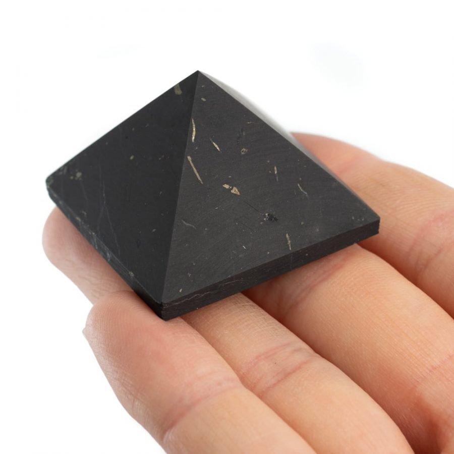 Shungite Pyramid Unpolished 3x3cm - Flying Wild