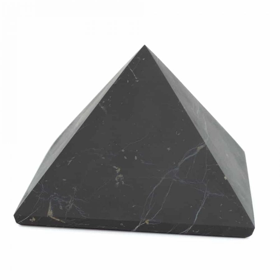 Shungite Pyramid Unpolished 7x7cm - Flying Wild