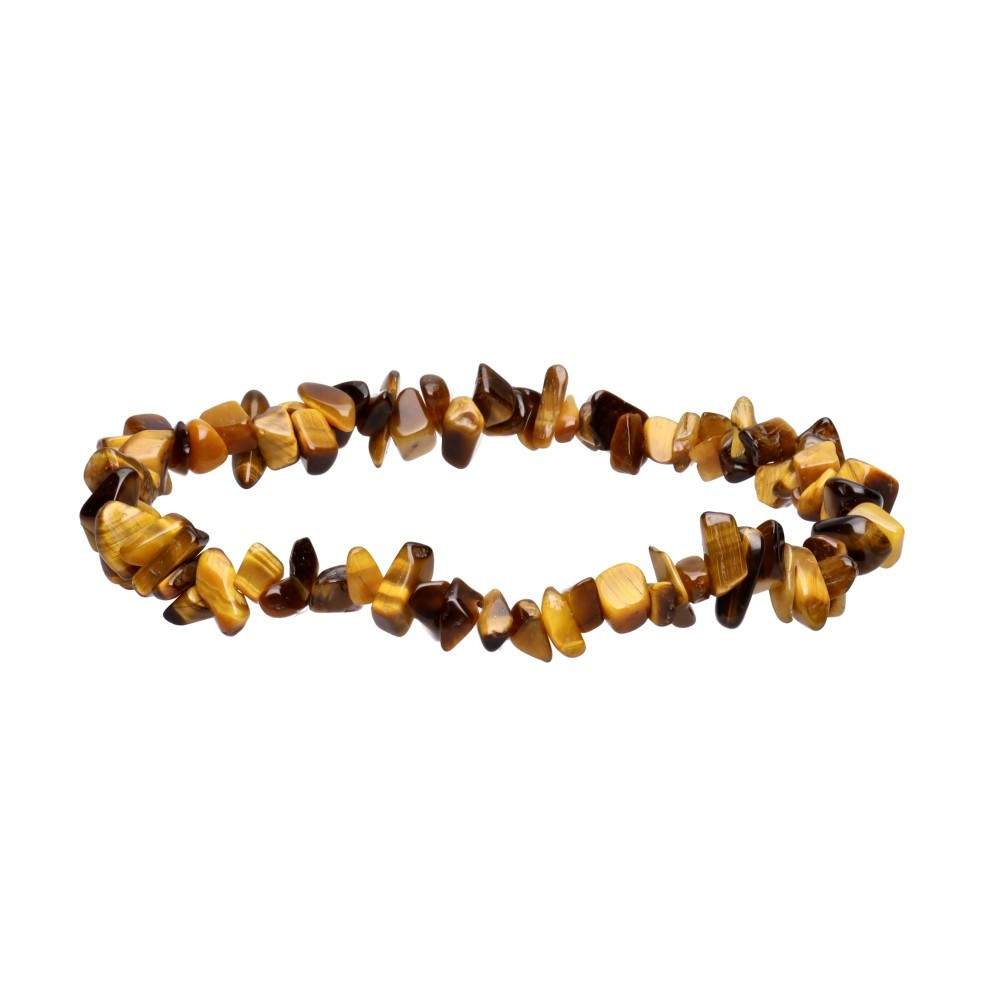 Tiger Eye Crystal Chip Bracelet - Flying Wild