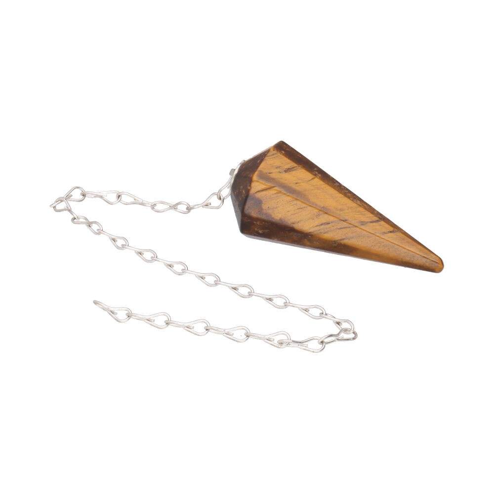 Tiger Eye Faceted Pendulum - Flying Wild