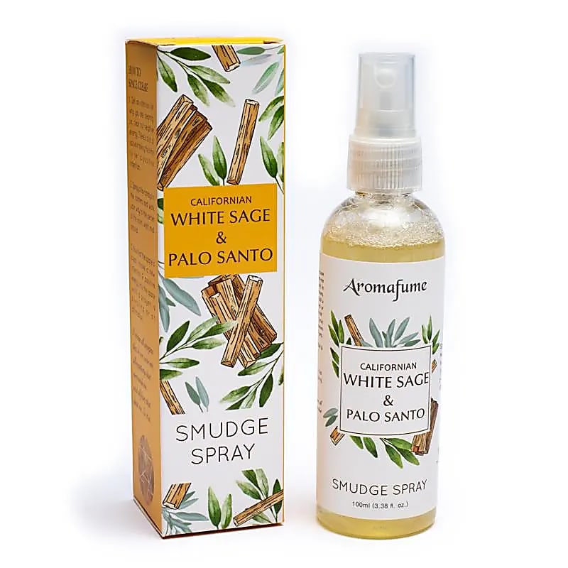 White Sage & Palo Santo Smudge Spray by Aromafume - Flying Wild