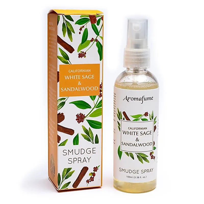 White Sage & Sandalwood Smudge Spray by Aromafume - Flying Wild