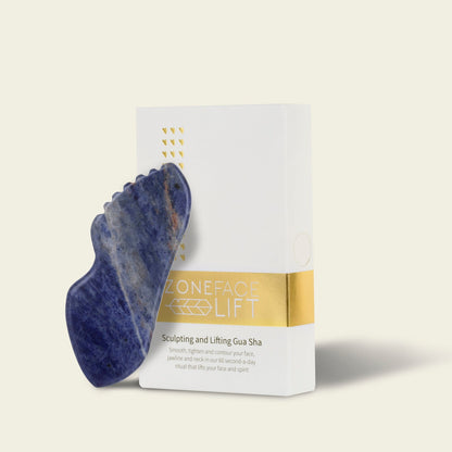 ZFL Jagged Edge Blue Sodalite Facial Sculpting Tool - zonefacelift.shop