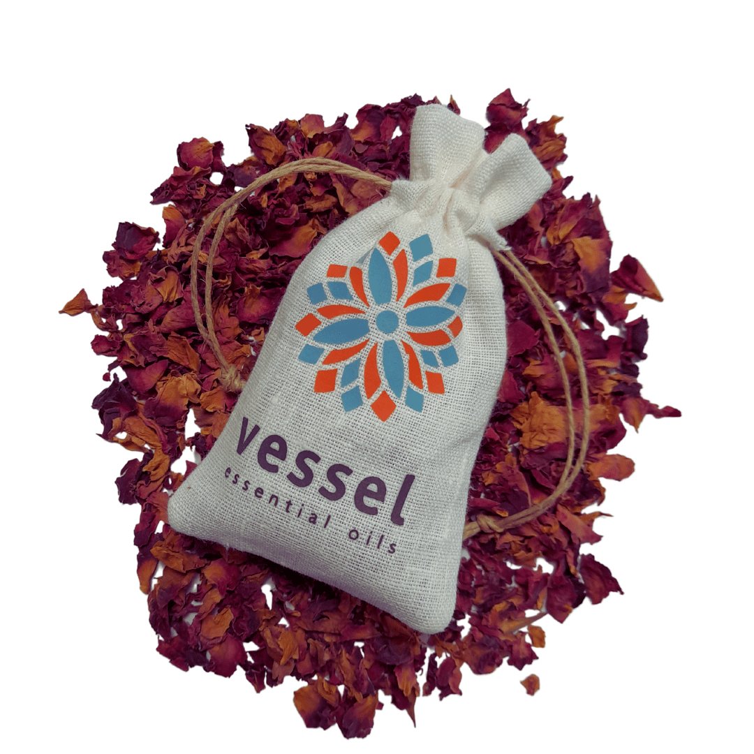 Dried Organic Rose Petals 15g by Vessel - Flying Wild