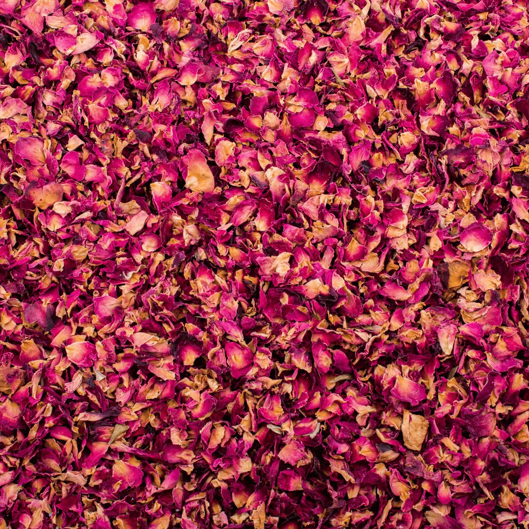 Dried Organic Rose Petals 15g by Vessel - Flying Wild