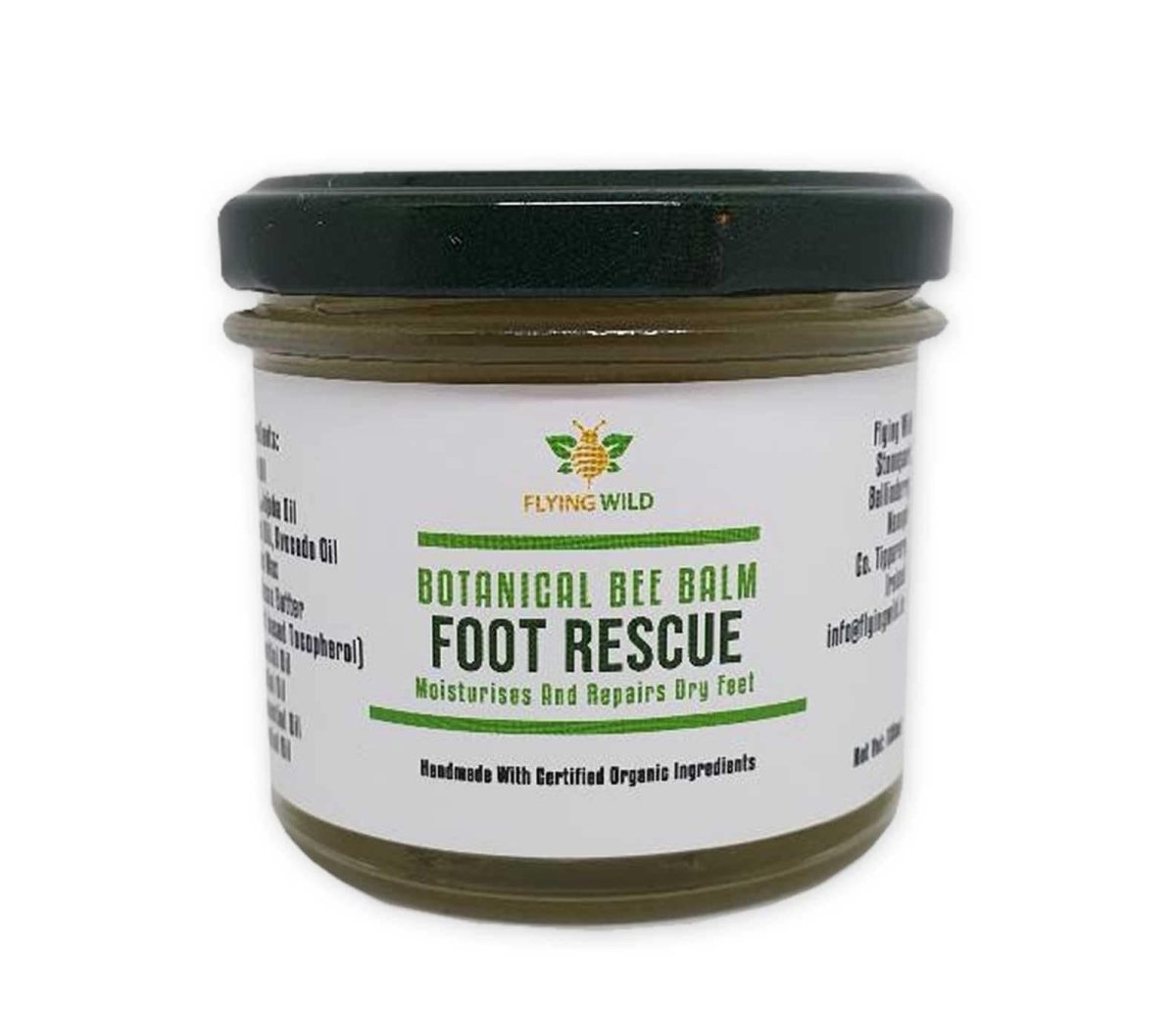Foot Rescue Botanical Balm with Tea Tree, Rosemary, Mint & Lavender - Flying Wild