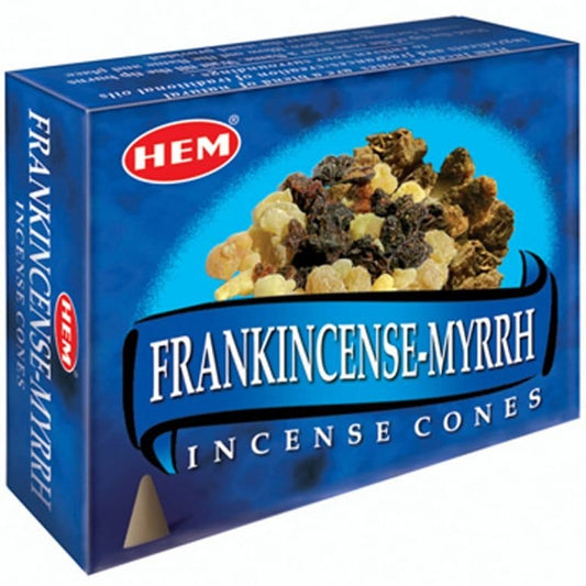 Frankincense & Myrrh Incense Cones by HEM - Flying Wild
