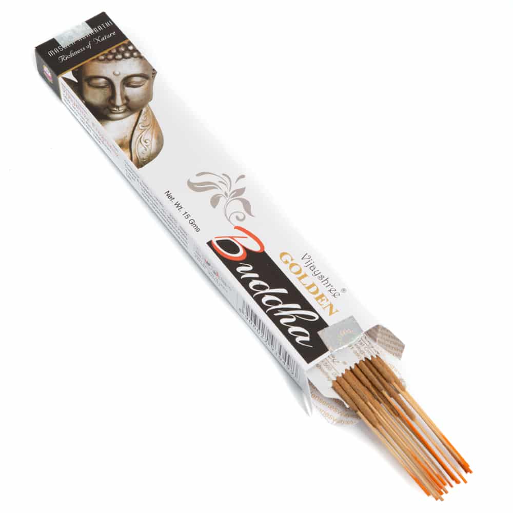 Golden Nag Buddha Incense Sticks by Vijayshree - Flying Wild