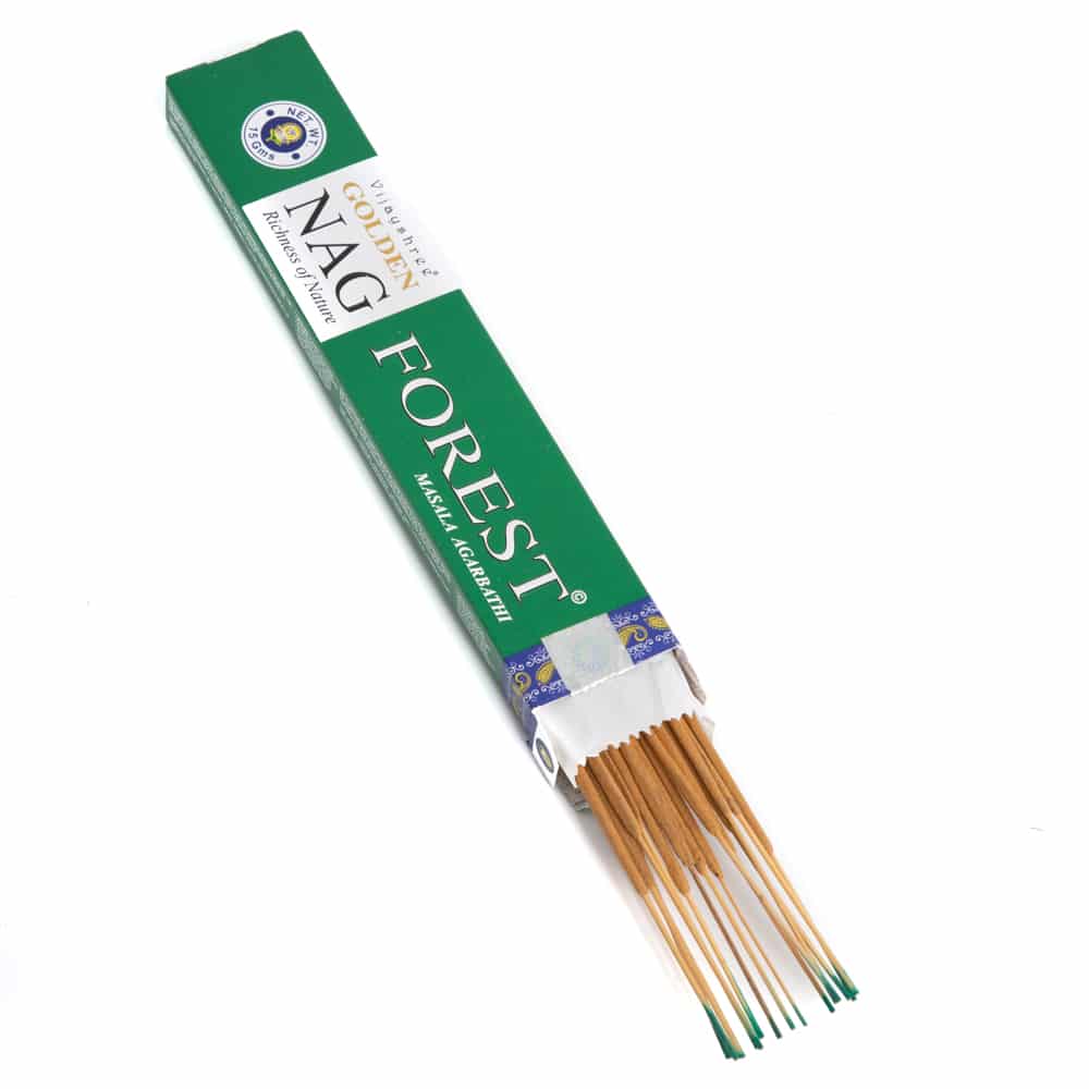 Golden Nag Forest Incense Sticks by Vijayshree - Flying Wild