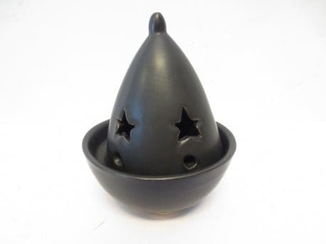 Little Star Cone Incense Holder Black - Flying Wild