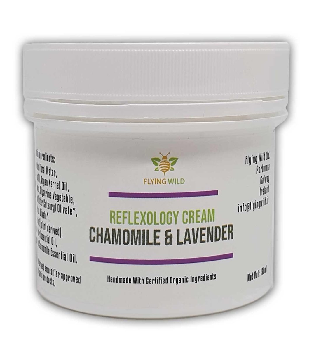 Reflexology Cream Chamomile & Lavender - Flying Wild