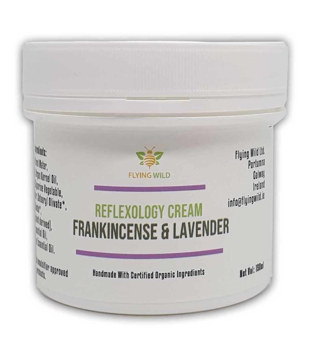 Reflexology Cream Frankincense & Lavender - Flying Wild