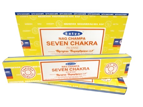 Seven Chakra Incense Sticks By Satya - Flying Wild