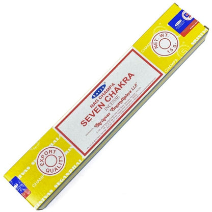 Seven Chakra Incense Sticks By Satya - Flying Wild