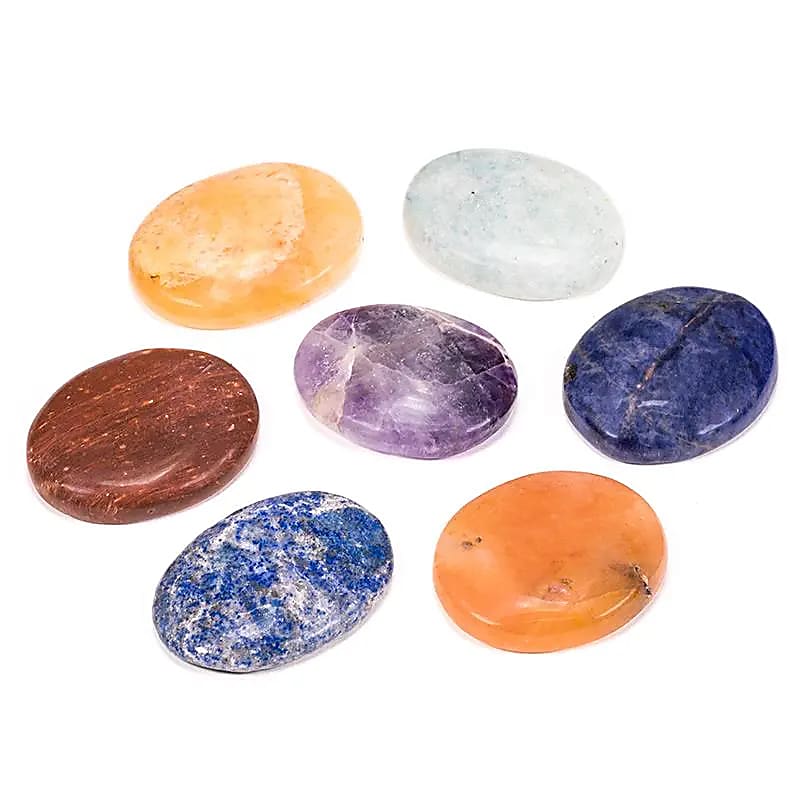 Seven Chakra Stones Oval Bundle - Flying Wild