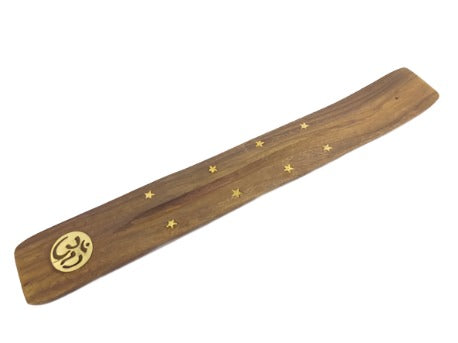 Traditional Wooden Incense Holder Ohm - Flying Wild