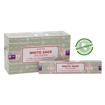 White Sage Incense Sticks by Satya - Flying Wild