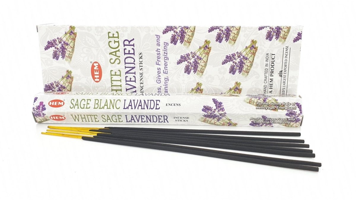 White Sage & Lavender Incense Sticks by HEM - Flying Wild