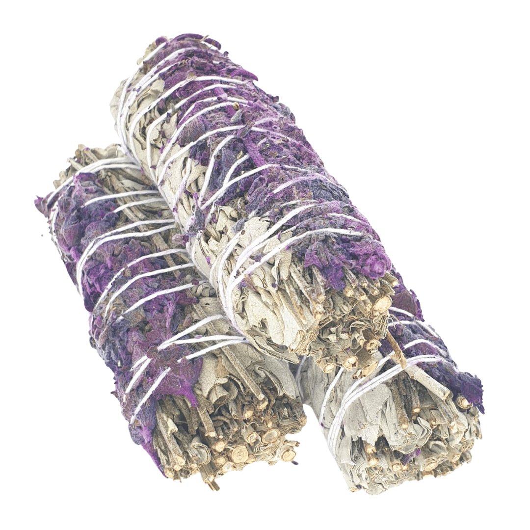 White Sage & Lavender Smudge Stick - Flying Wild